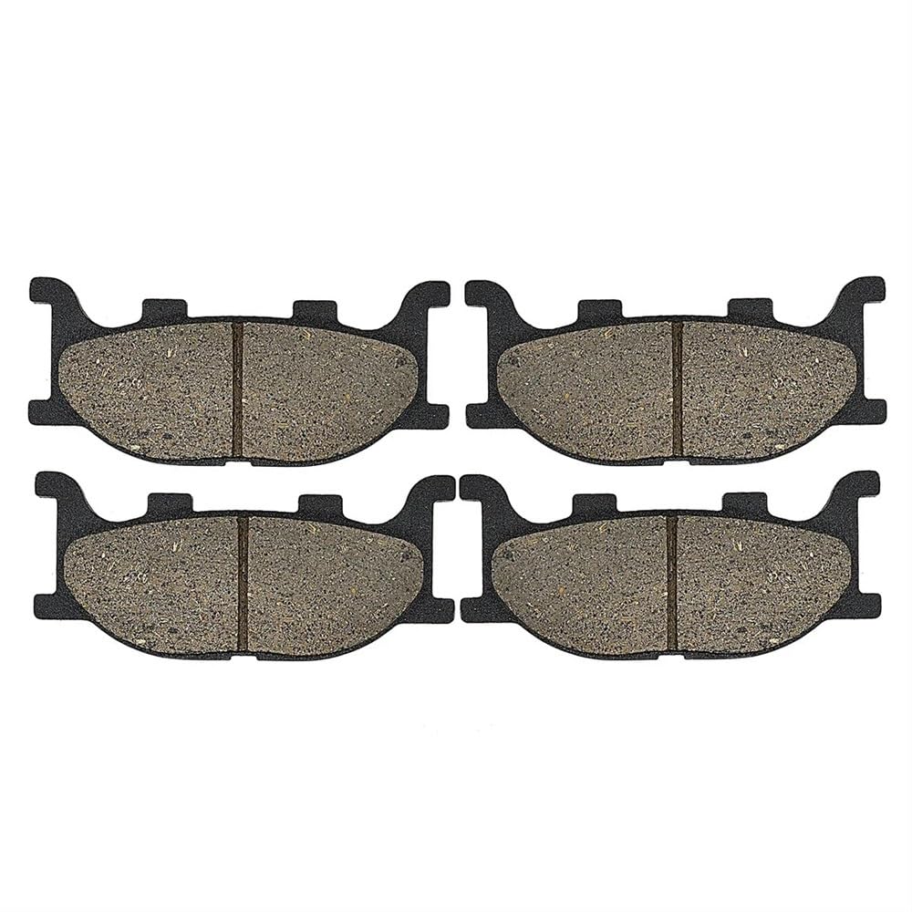 Kompatible Bremsbeläge für FZ6 2-Kolben-Bremssattel 2004–2007 und XJ6 S 2013 vorne und hinten(2 Pairs Front) von JKYsrUT