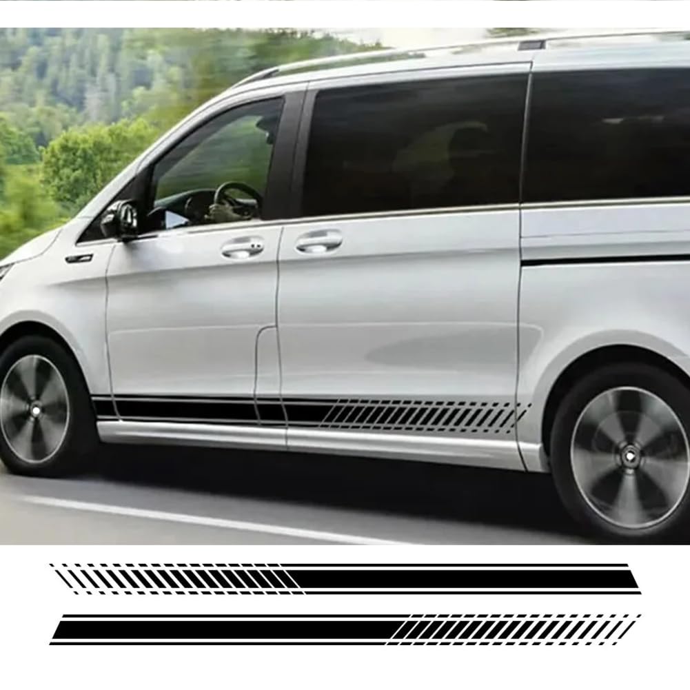 2 STÜCKE Autoaufkleber, Für M=ercedes B=ENZ Vito V Klasse Viano W447 V260 W639 W638 Marco, Für Polo Camper Van Tuning Zubehör Vinyl Aufkleber von JLESANKS