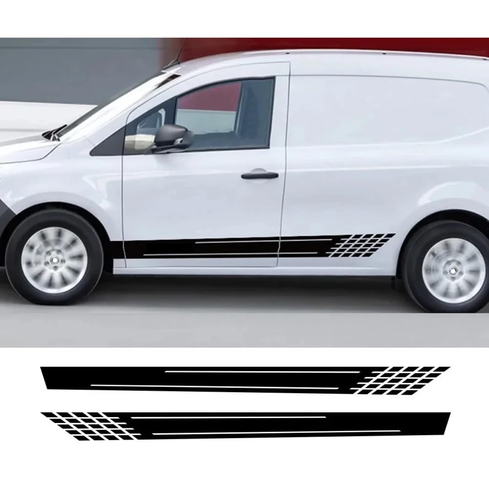 2-teilige Autoaufkleber, für M=ercedes B=ENZ Citan 109 CDI Grafiken Racing Sport Camper Van Seitentür Vinyl Aufkleber Tuning Zubehör von JLESANKS