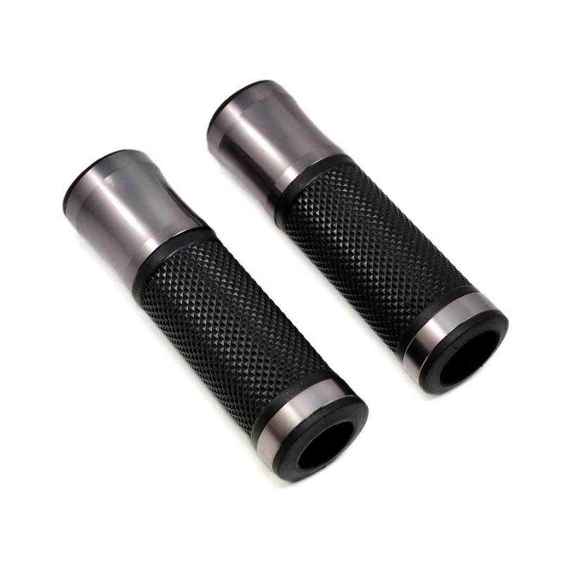 JLJLJ 7/8 '' Motorradhandle -Lenker Griff 22mm Street Racing Moto Racing Grips End Plug Slider(Gray) von JLJLJ