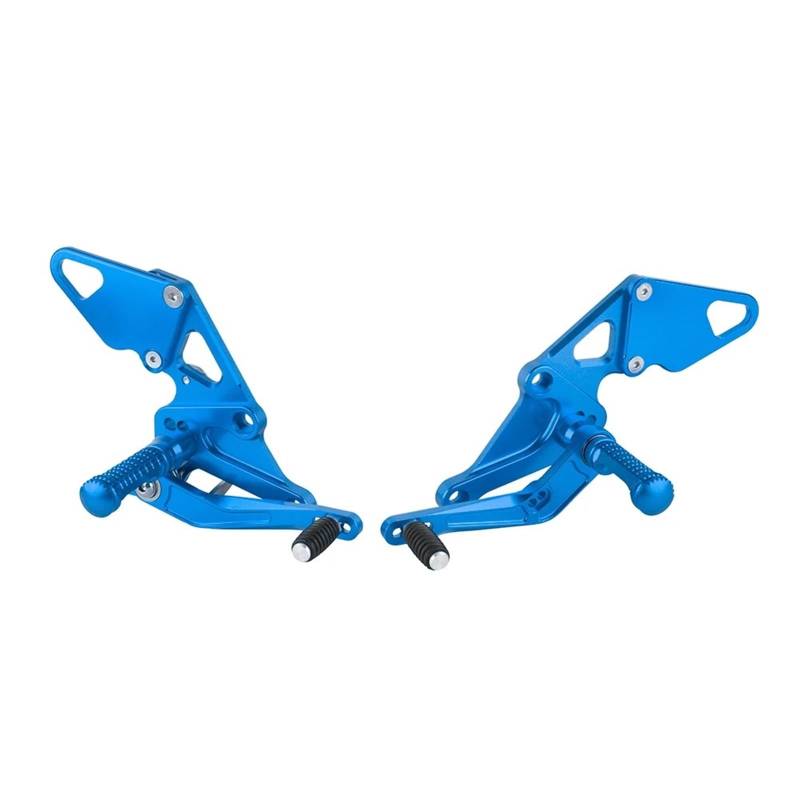 JLJLJ Motorrad Fußrastenpedal hinten for Y//a//m//a/h/a MT07 FZ07 MT-07 FZ-07 MT FZ 07 2013–2019 2020 verstellbare Fußrasten Pedale Zubehör(Blue) von JLJLJ