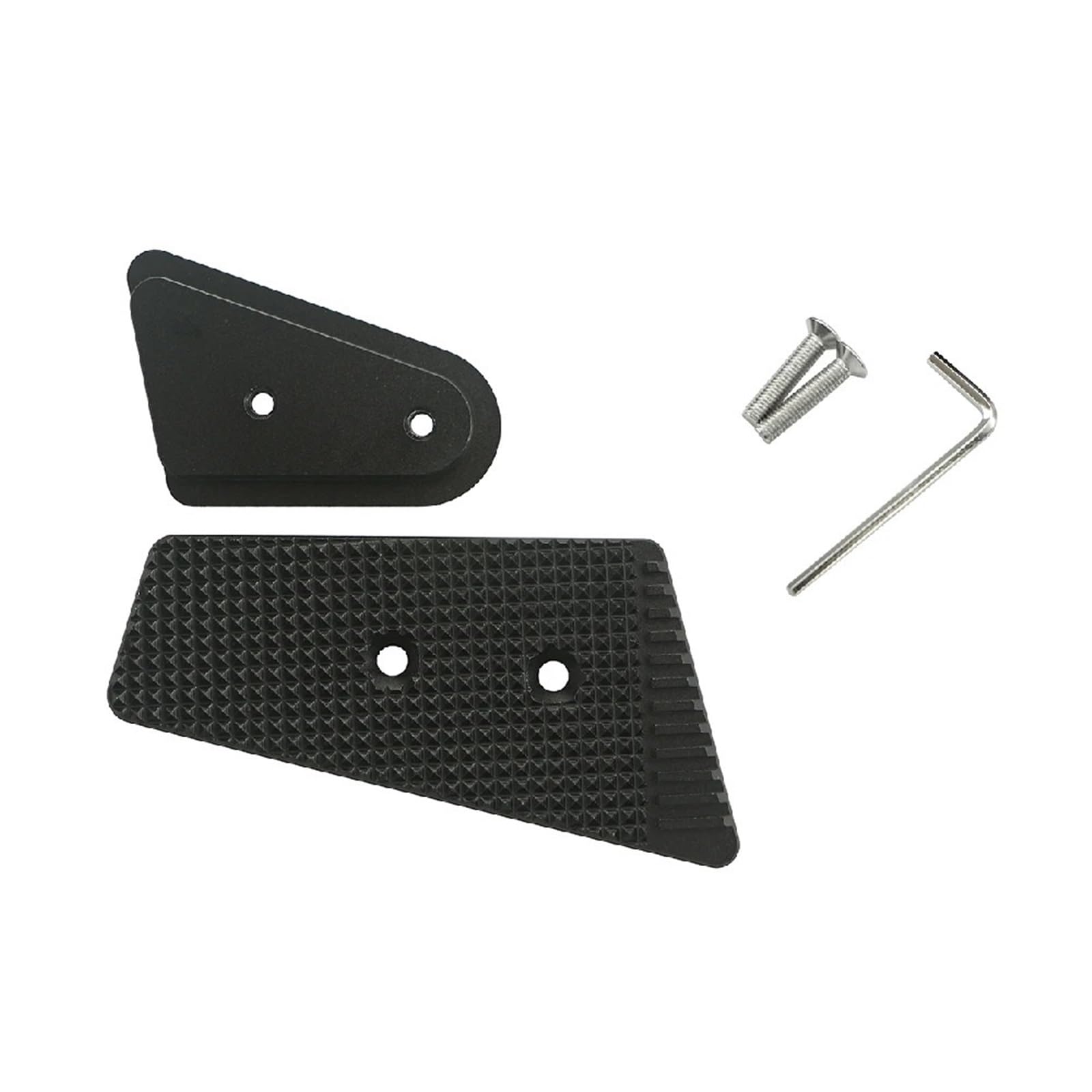 JLJLJ Motorrad Hinten Fuß Bremshebel Pedal Vergrößern Verlängerung Moto Fußstütze Pad Extender for BB//M//W R1200GS R1250GS R 1250 1200 GS LC(Black) von JLJLJ