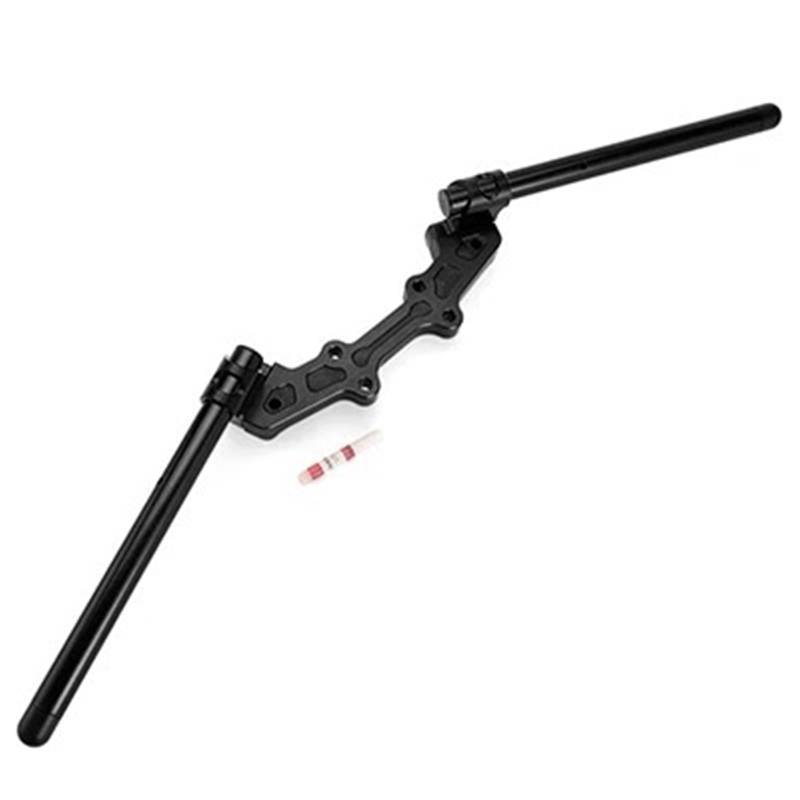 JLJLJ Motorrad-Lenkerclip auf ONS-Gabellenkernhandel mit Adapter for y // a // m // a // h // a MT07 FZ07 MT 07 MT-07 2013-2020 2019 18(Black) von JLJLJ