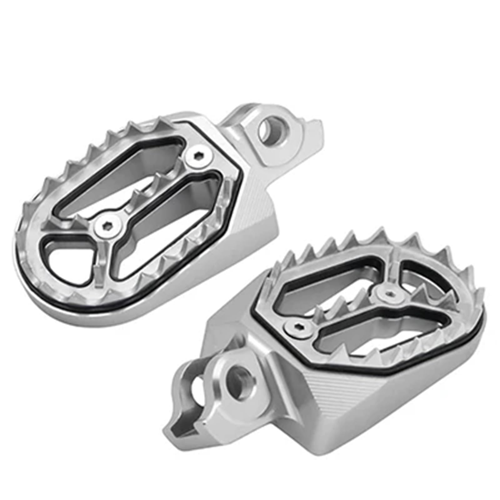 JLJLJ Motorrad Offroad Dirt Biker Fußrasten-Restpedal for S//u//z//u//k//i R//M250 R//M//Z450 2010 2011 2012 2013 2014 2015(Silver) von JLJLJ