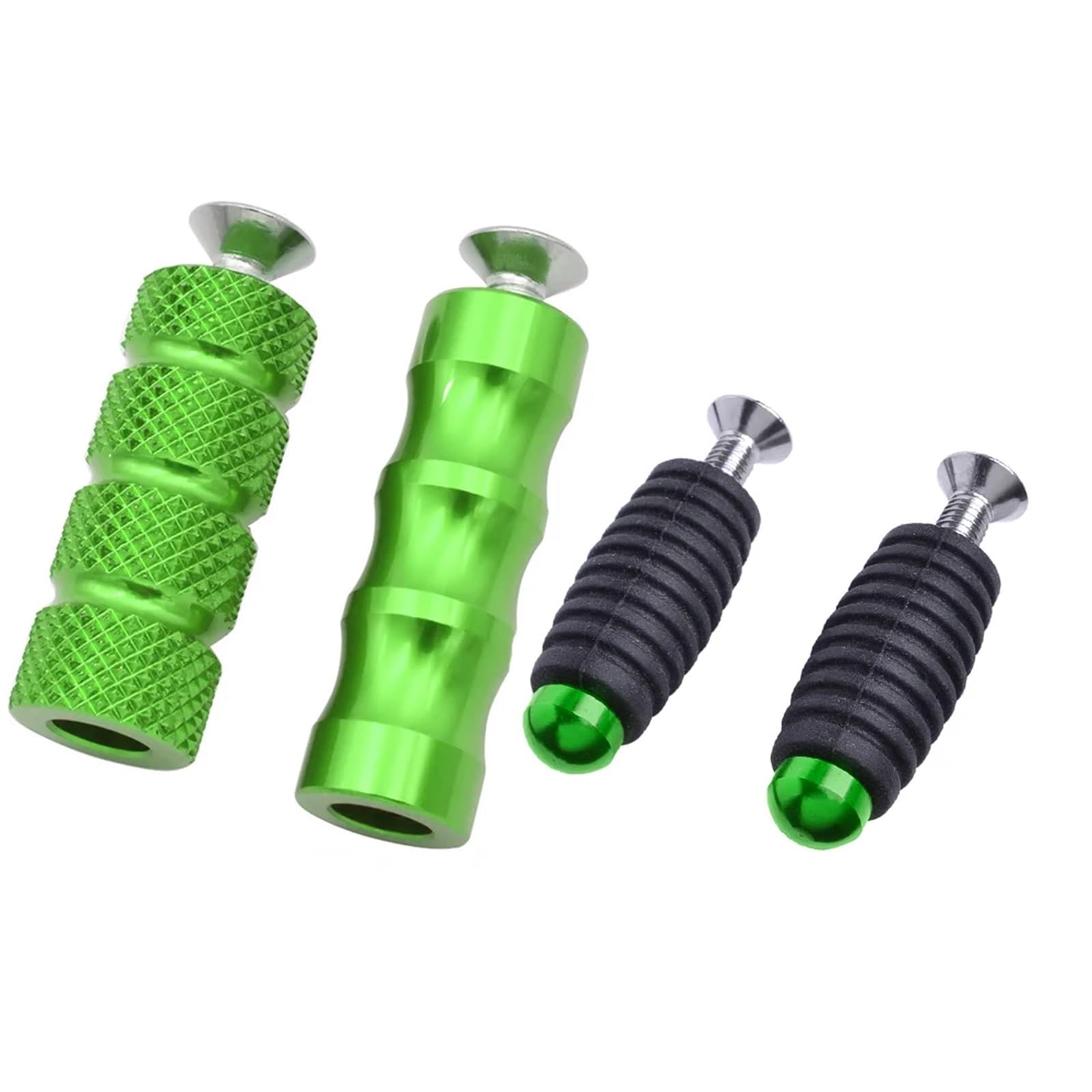 JLJLJ Set Universal 6 MM Schalthebel Fußbremse Fußrasten Fußrastenanlage Fußrasten Motorradzubehör Schaltpedal(Green) von JLJLJ