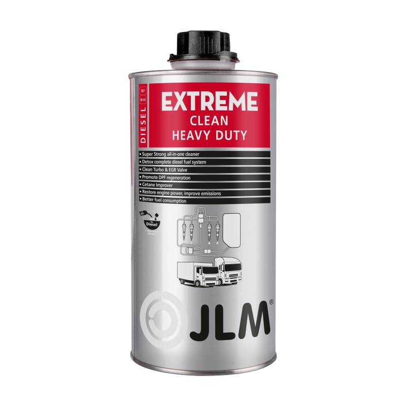 JLM Diesel Extreme Clean, für LKW & NFZ 1000ml - Kraftstoffzusatz speziell für LKW oder schwere Maschinen von JLM