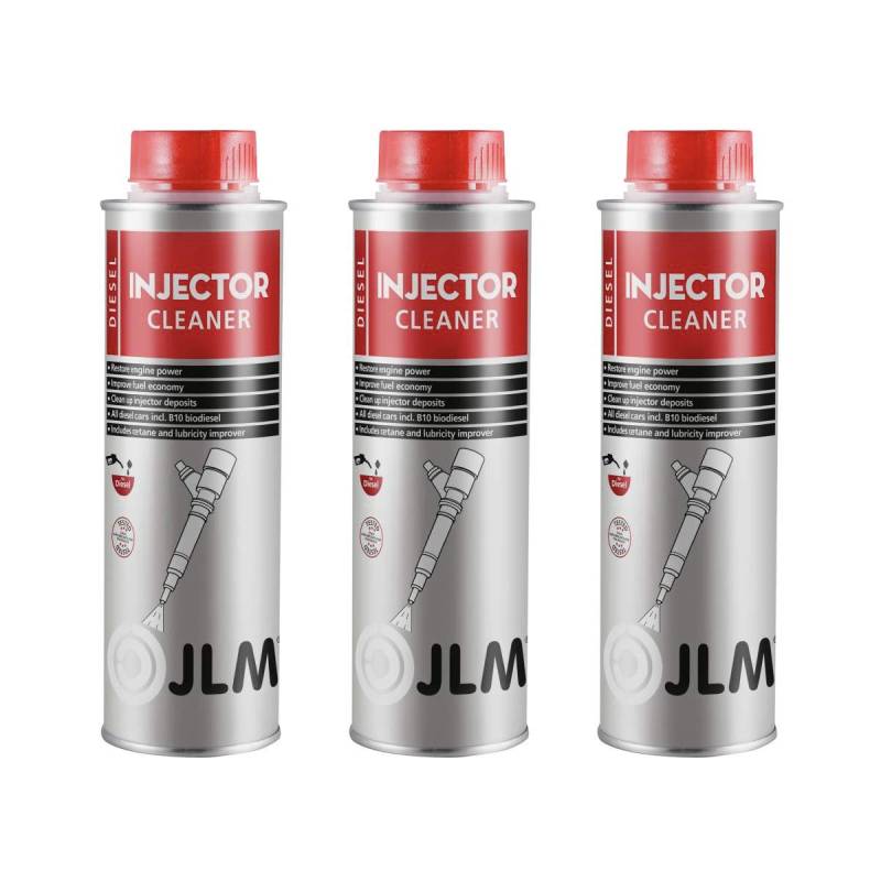 JLM Diesel Injektor Reiniger 3 x 250ml (750ml) | 3er Pack Diesel Injector Cleaner | Diesel Kraftstoffsystemreiniger von JLM