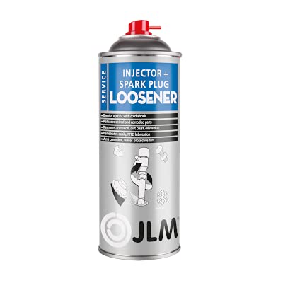 JLM Injektoren und Glühkerzen löser/Zundkerzen - Rostlöser Rost-Schock-Spray 400ml - Reinigt denn Zylinderkopfbereich von JLM