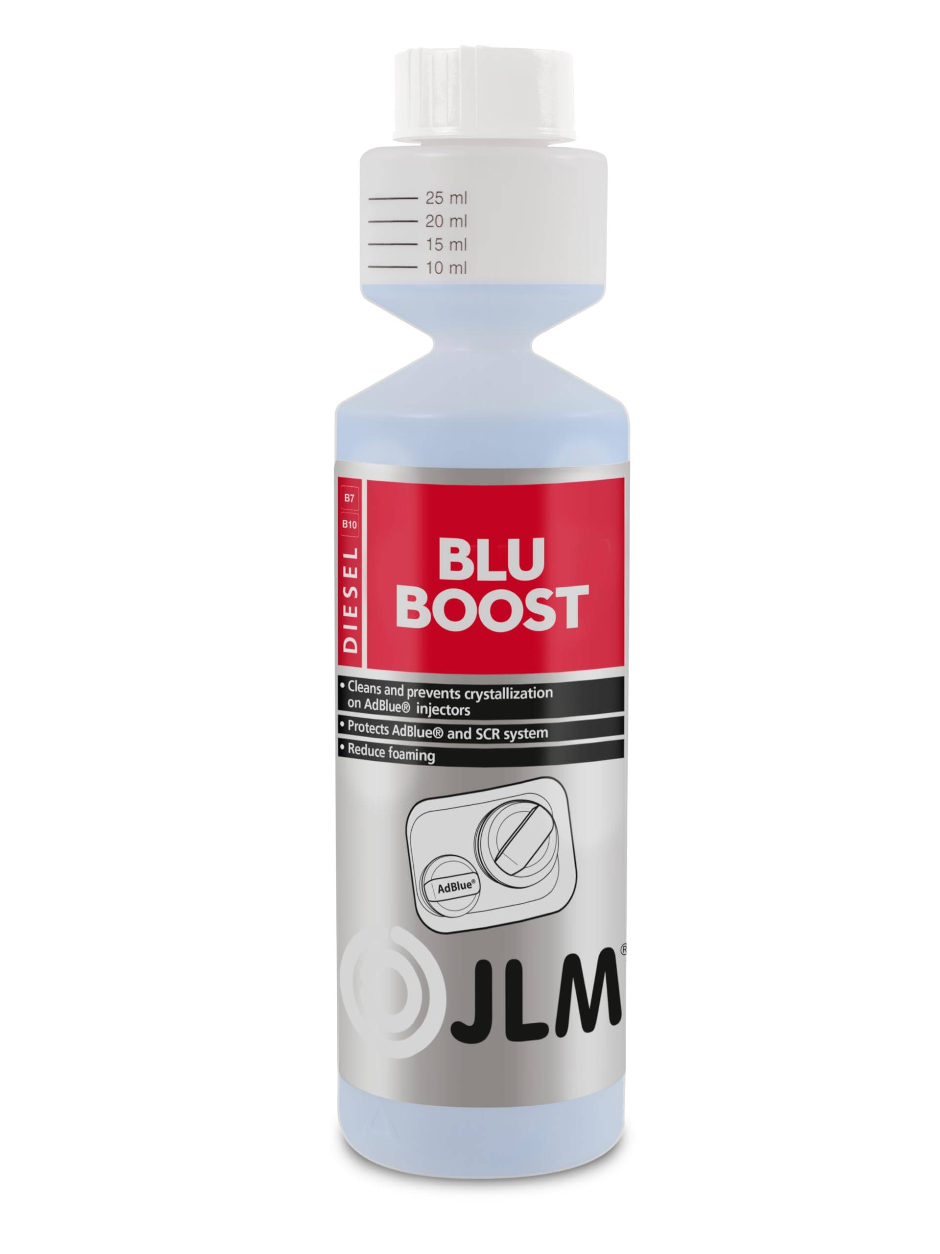 JLM BluBoost 250ml - Zusatz für AdBlue® verhindert Kristallbildung im SCR-System - reinigt Katalysatoren ohne Werkstattbesuch - Systemreiniger von JLM