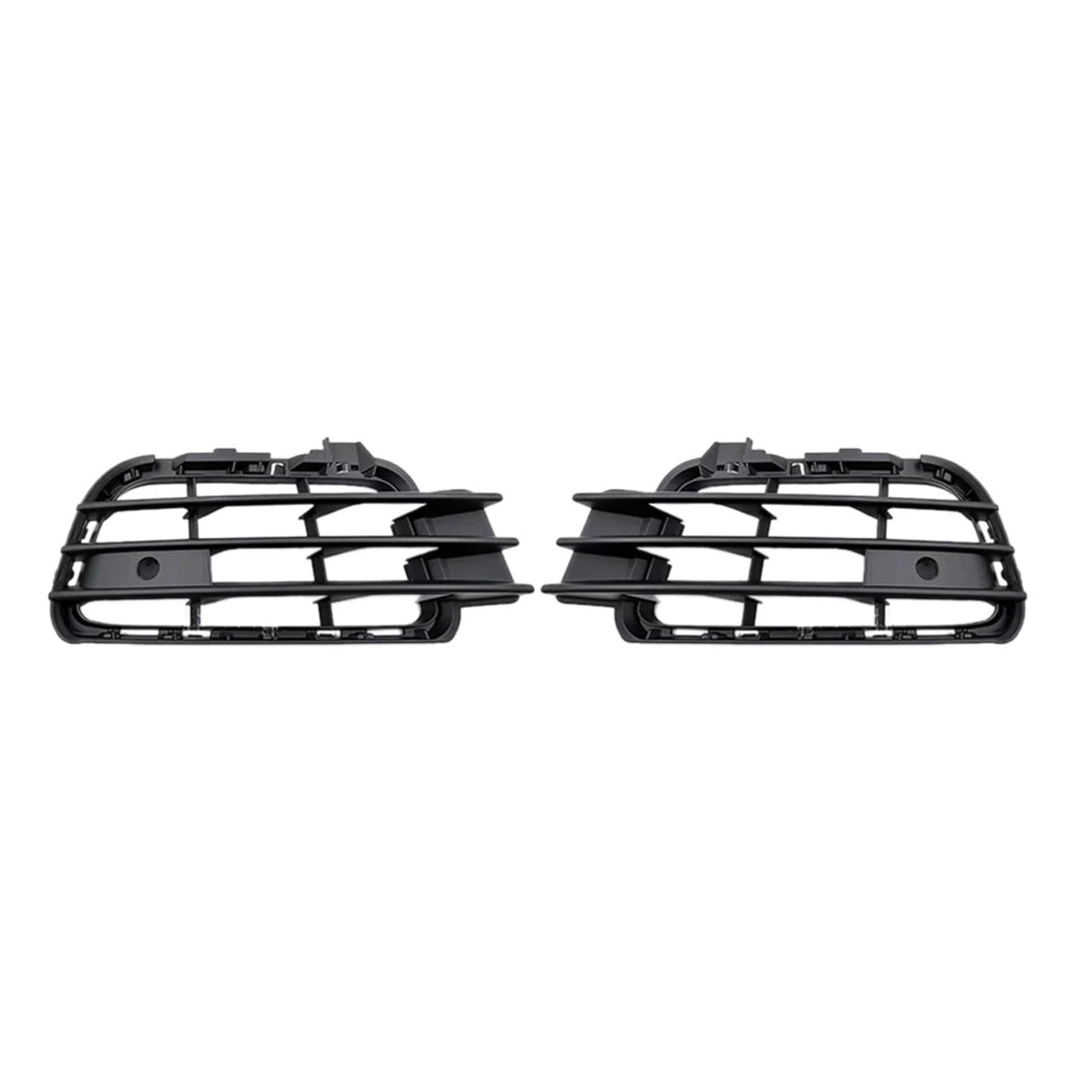 1 Paar Frontstoßstange Nebelscheinwerferabdeckung Unterer Grill Grille Kompatibel for VW Touareg 2011-2015 Schwarz 7P6853665A 7P6853666A von JLPOCRBJ