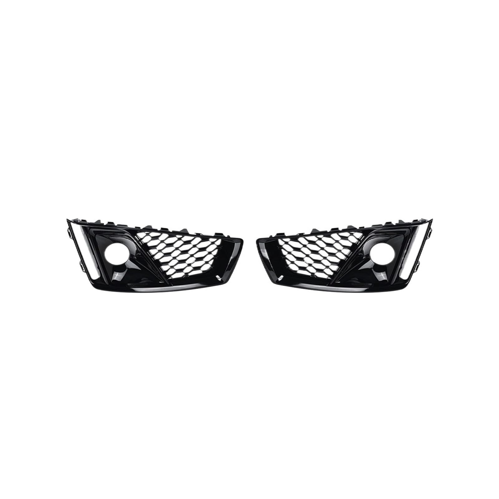 1 paar Auto Front Stoßstange Nebel Licht Lampe Grill Grille Waben Kompatibel for Audi A4 B9 S-LINES S4 2019 2020 8WD807681J 8WD807682J von JLPOCRBJ