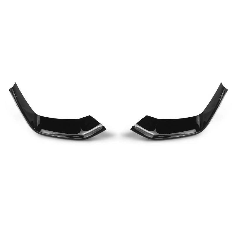 2 Stück Auto Frontstoßstange Splitter Lippendiffusor Body Kit kompatibel for BMW F80 M3 F82 F83 M4 2014–2020 Spoiler Schürzen Schutzfolie Abdeckung(Glossy Black) von JLPOCRBJ