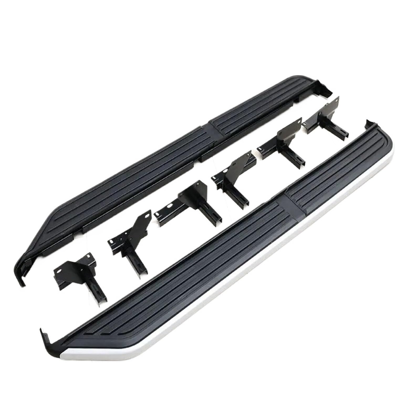 2PCS Aluminium Seite Schritte Trittbretter Nerf Bars Kompatibel for Land Rover Defender Discovery LR3 LR4 2004-2016 von JLPOCRBJ