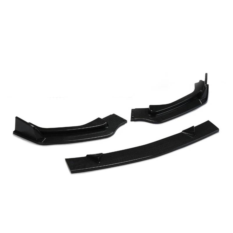 3 teile/satz Auto Vorderen Stoßfänger Lip Spoiler Splitter Kompatibel mit Infiniti Q50 2014-2021(Carbon Fiber 14-17) von JLPOCRBJ