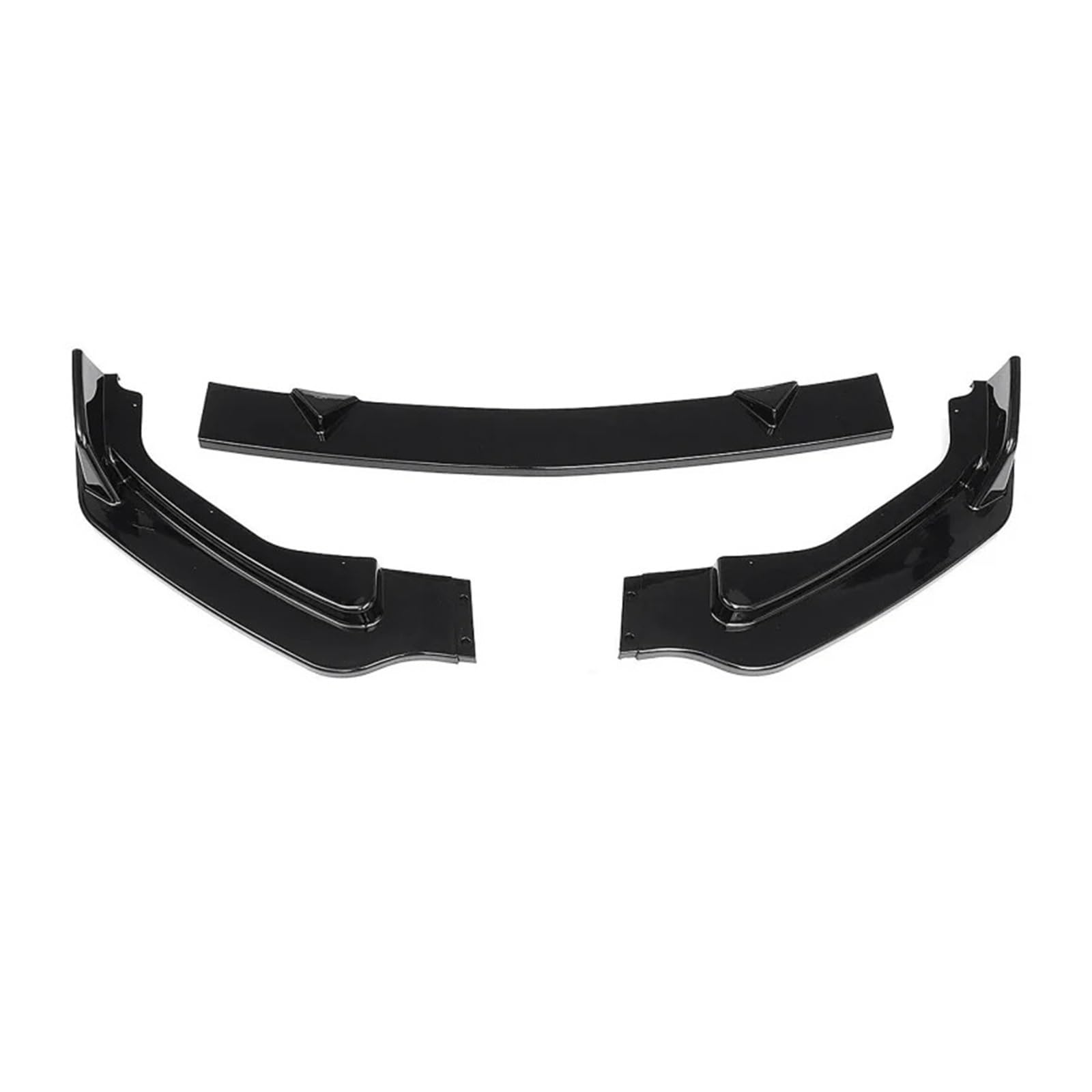 3 teile/satz Auto Vorderen Stoßfänger Lip Spoiler Splitter Kompatibel mit Infiniti Q50 2014-2021(Glossy Black 14-17) von JLPOCRBJ