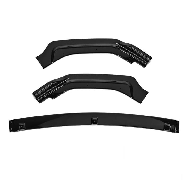 3 teile/satz Auto Vorderen Stoßfänger Lip Spoiler Splitter Kompatibel mit Infiniti Q50 2014-2021(Glossy Black 18-21) von JLPOCRBJ