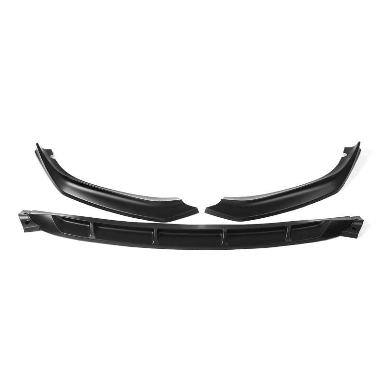 3-teiliges Auto-Frontstoßstangen-Lippensplitter-Diffusor-Body-Kit, Spoiler, Stoßstangenschutz, Schutz, kompatibel mit BMW 5er G30 G31 G38 540i Sport(Matte Black) von JLPOCRBJ