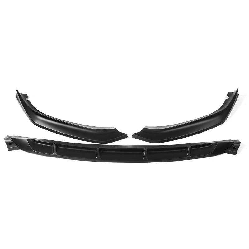 3-teiliges Auto-Frontstoßstangen-Lippensplitter-Diffusor-Körperset, Spoiler, Stoßstangenschutz, Schutz, kompatibel for BMW 5er G30 G31 G38 540i Sport(Matte Black) von JLPOCRBJ