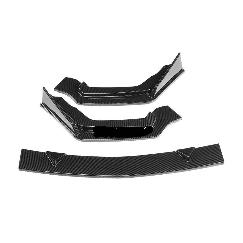 3PCS Abnehmbare Auto Vordere Stoßstange Lip Spoiler Diffusor Splitter Lip Schutz Abdeckung Kompatibel for Infiniti Q50 Sport Modell 2018 2019 Body Kit(14-17 Normal Carbon) von JLPOCRBJ