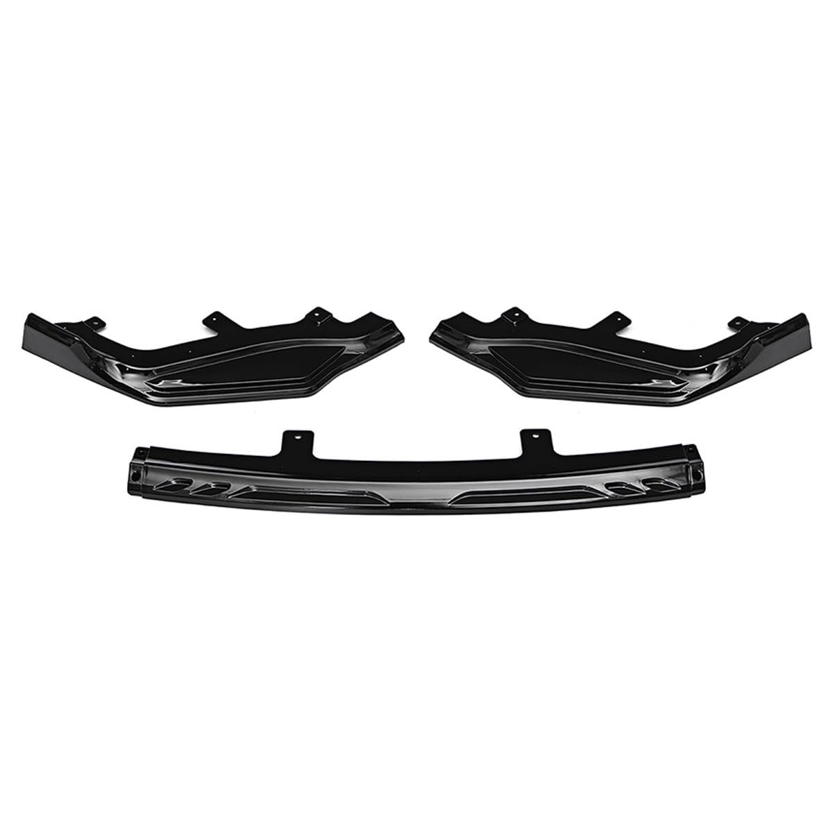 3PCS Auto Front Stoßstange Splitter Lip Spoiler Body Kit Stoßstange Kompatibel mit Lexus IS200t IS300 IS350 F-sport 2017 2018 2019 2020(Glossy Black) von JLPOCRBJ