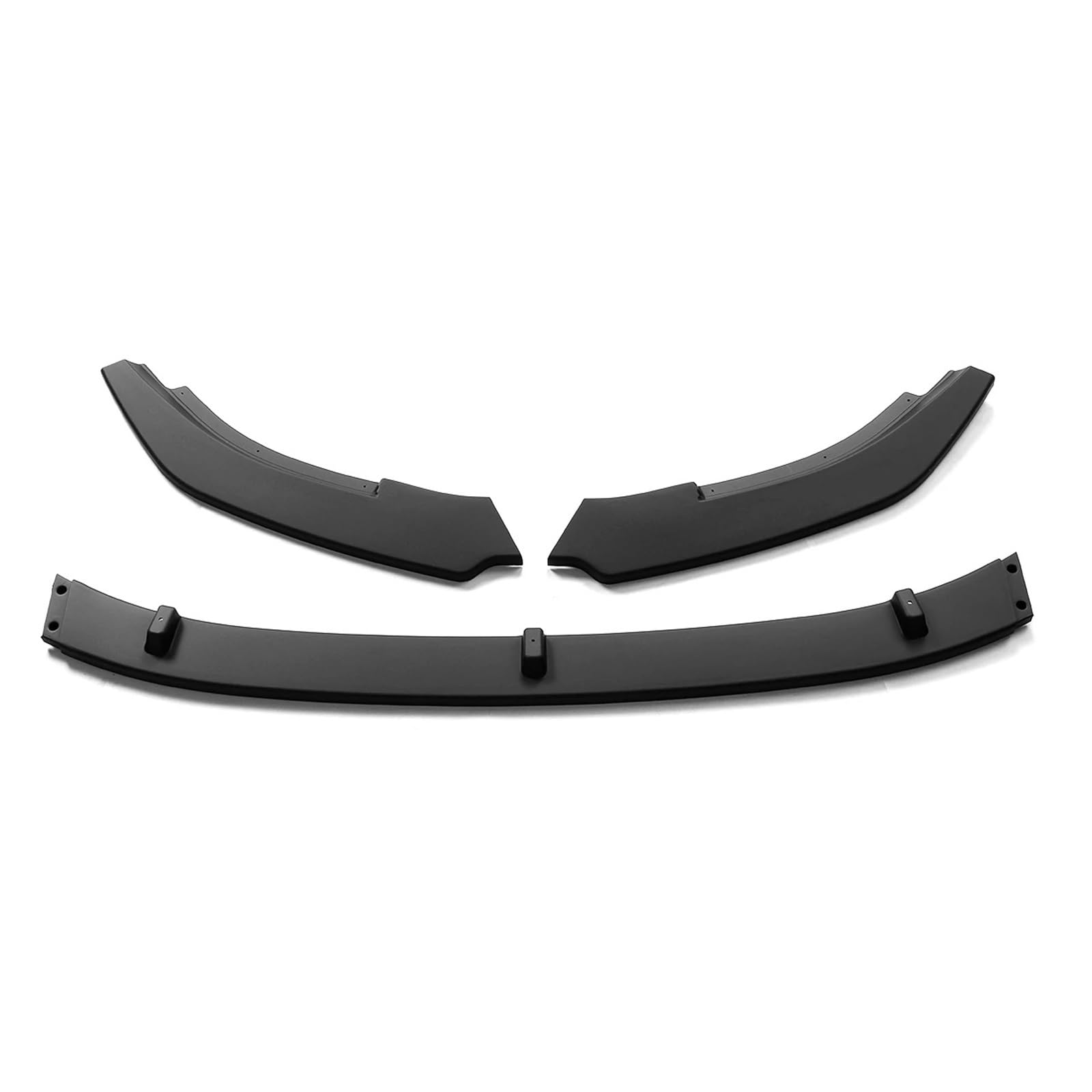 3x Auto-Frontstoßstangen-Diffusor-Lippenschutz, kompatibel mit VW for Volkswagen Golf 6 MK6 GTI GTD 2010-2013. Frontstoßstangen-Lippensplitter-Body-Kit(Matte Black) von JLPOCRBJ