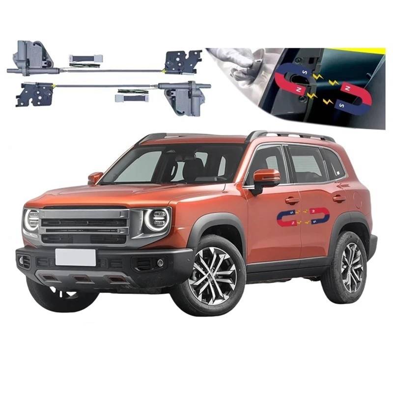 4 stücke Auto Smart Elektrische Saugtür Umgerüstet Automatische Schlösser Soft Close Anti Pinch Kompatibel for Haval Big Dog 2021-2024 auto Zubehör von JLPOCRBJ