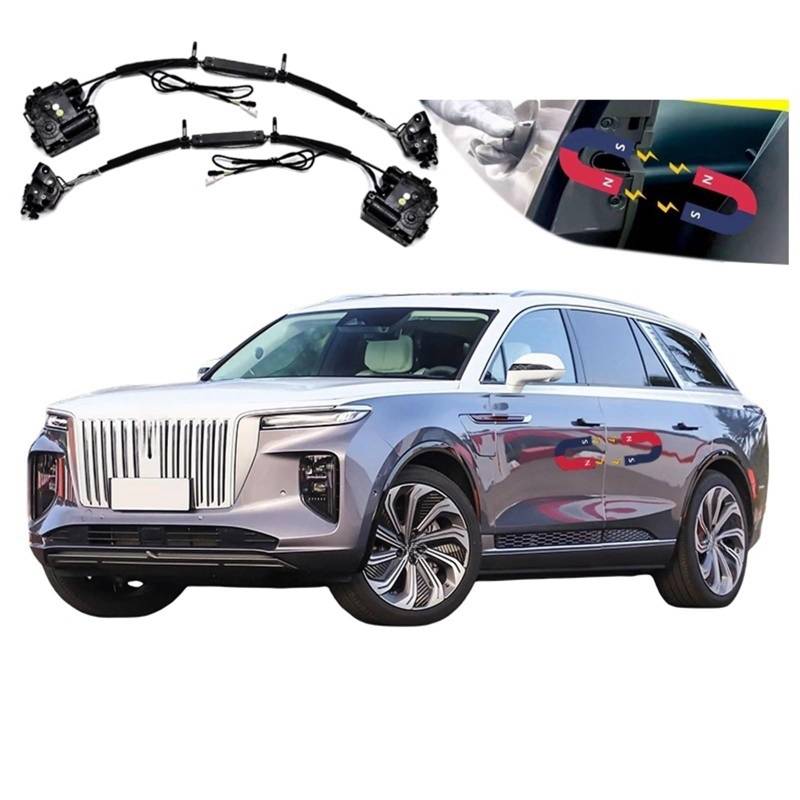 4 stücke Auto Smart Elektrische Saugtür Umgerüstet Automatische Schlösser Soft Close Anti Pinch Kompatibel for Hongqi HS9 2021-2024 Auto Zubehör von JLPOCRBJ