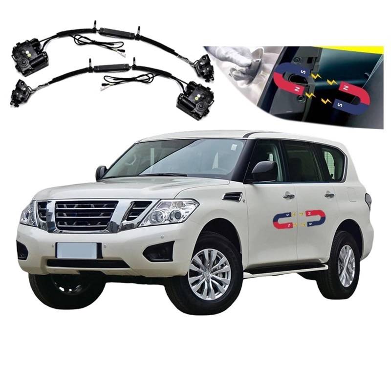 4 stücke Auto Smart Elektrische Saugtür Umgerüstet Automatische Schlösser Soft Close Anti Pinch Kompatibel for Nissan Patrol 2016-2021 Auto Zubehör von JLPOCRBJ