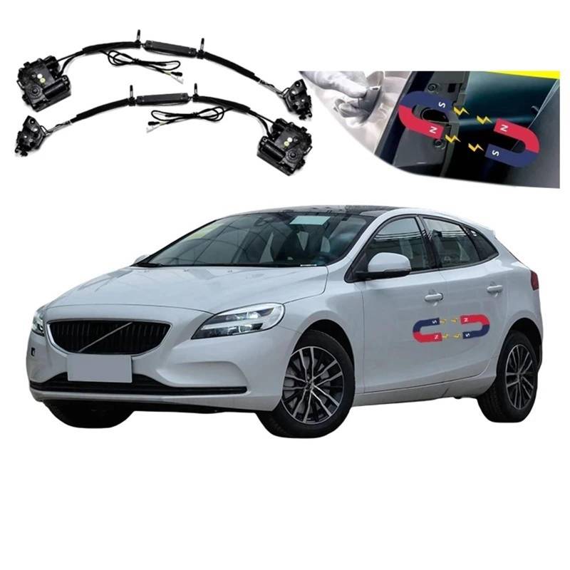 4 stücke Auto Smart Elektrische Saugtür Umgerüstet Automatische Schlösser Soft Close Anti Pinch Kompatibel for Volvo V40 2013-2019 Auto Zubehör von JLPOCRBJ