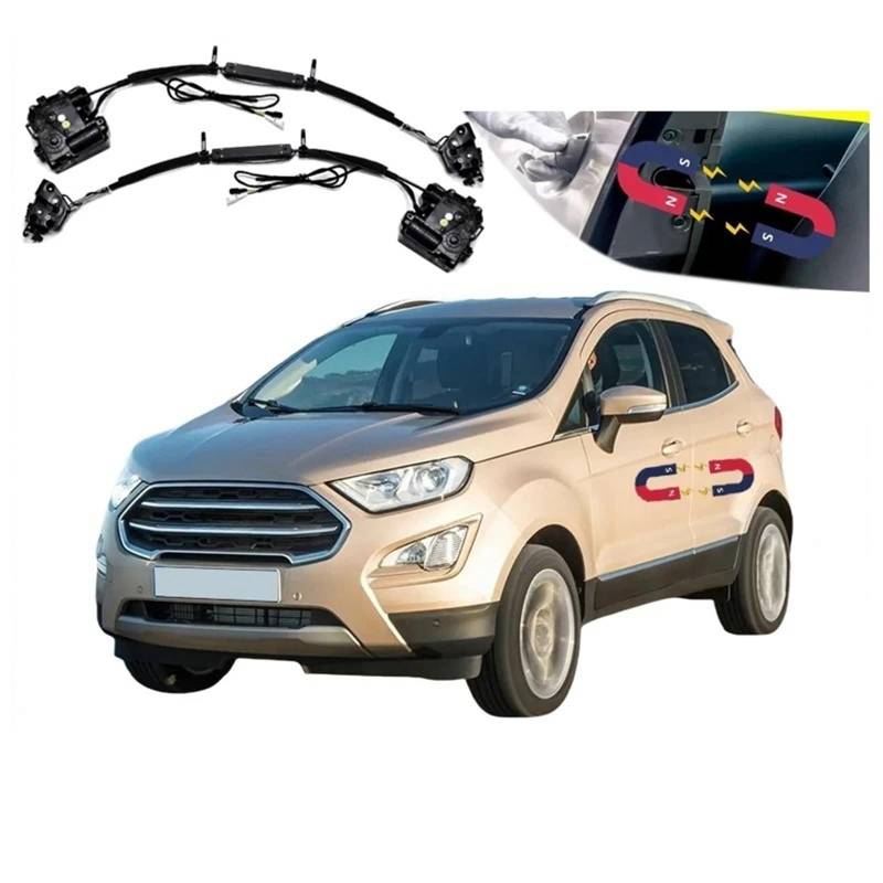 4 stücke Auto Smart Elektrische Saugtür Umgerüstet Automatische Schlösser Soft Close Anti Pinch Super Silence Kompatibel for Ford Ecosport 2017-2021 von JLPOCRBJ