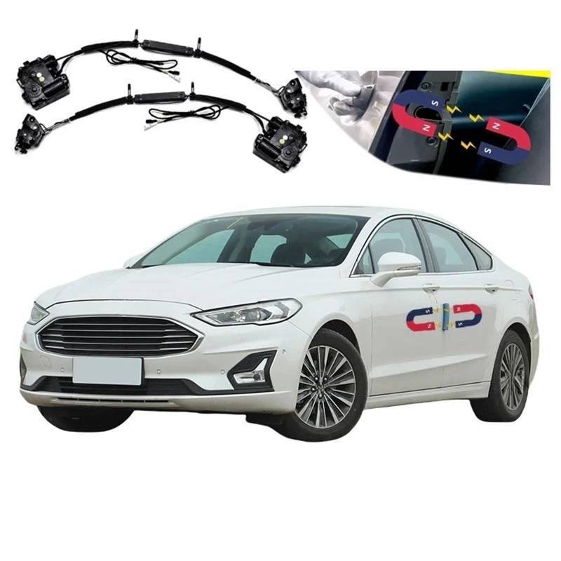 4 stücke Auto Smart Elektrische Saugtür Umgerüstet Automatische Schlösser Soft Close Anti Pinch Super Silence Kompatibel for Ford Mondeo 2015-2021 von JLPOCRBJ