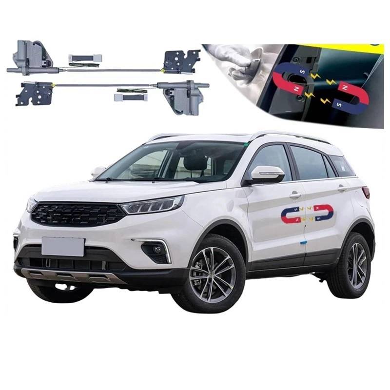 4 stücke Auto Smart Elektrische Saugtür Umgerüstet Automatische Schlösser Soft Close Anti Prise Super Stille Kompatibel for Ford TERRITORY 2023 von JLPOCRBJ