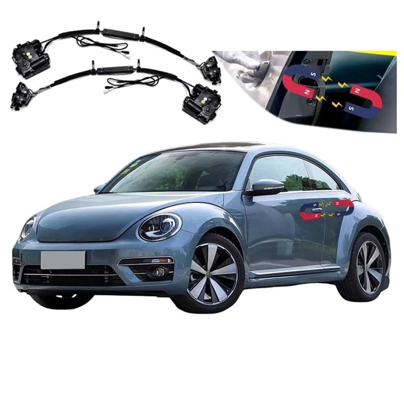 4 stücke Auto Soft-Close Türverriegelung Pass Lock Antrieb Elektrische Absorption Saug Stille Näher Kompatibel for VW Käfer 2015-2019 von JLPOCRBJ