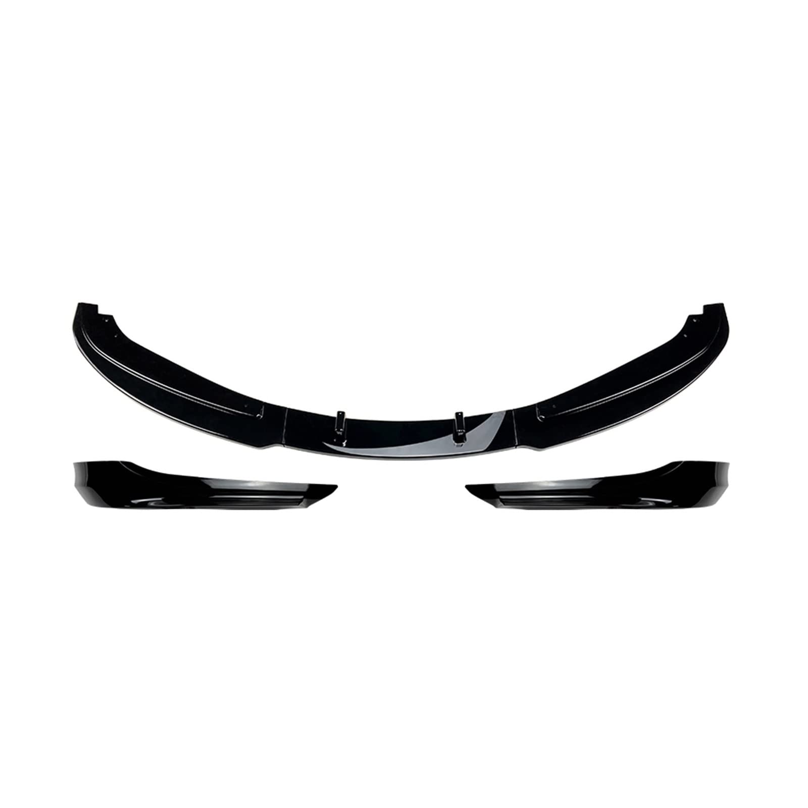 5 Stück kompatibel for BMW E90 E91 3er LCI Facelift Auto-Frontstoßstange Lip Body Kit Spoiler Splitter Bumper Canard Lip Splitter 2007–2012(Gloss Black) von JLPOCRBJ