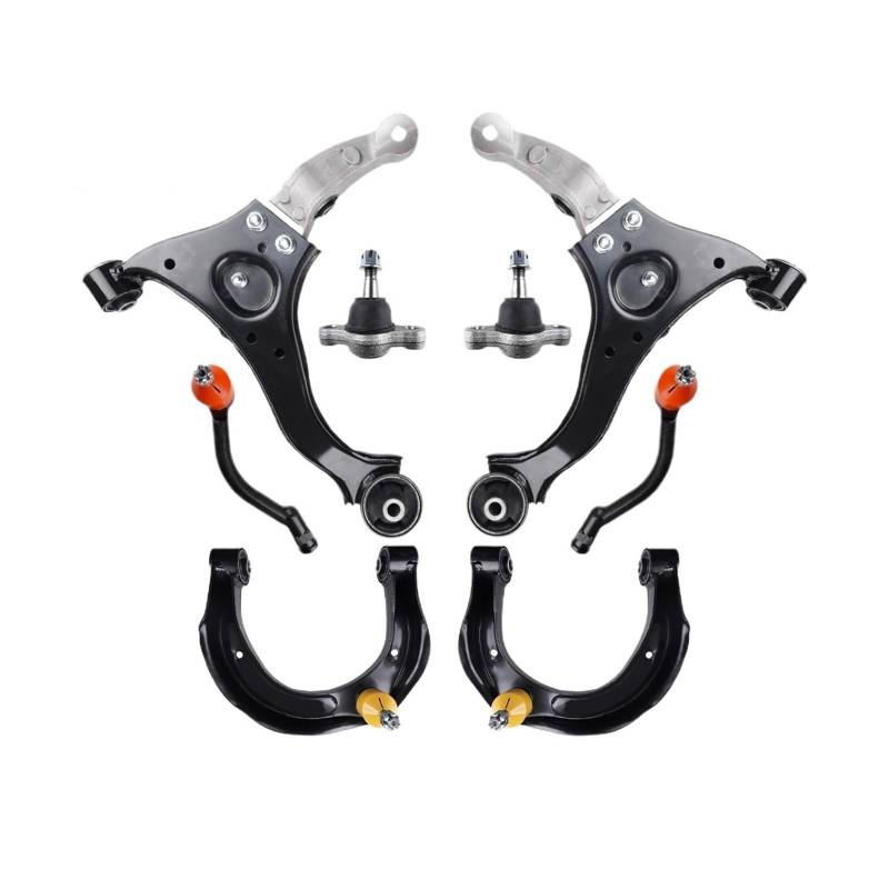 8 stücke Front Upper Lower Arm Kugelgelenk Spurstangenkopf Suspension Kit Kompatibel for Hyundai Sonata 2006 2007 2008 545002H000 von JLPOCRBJ