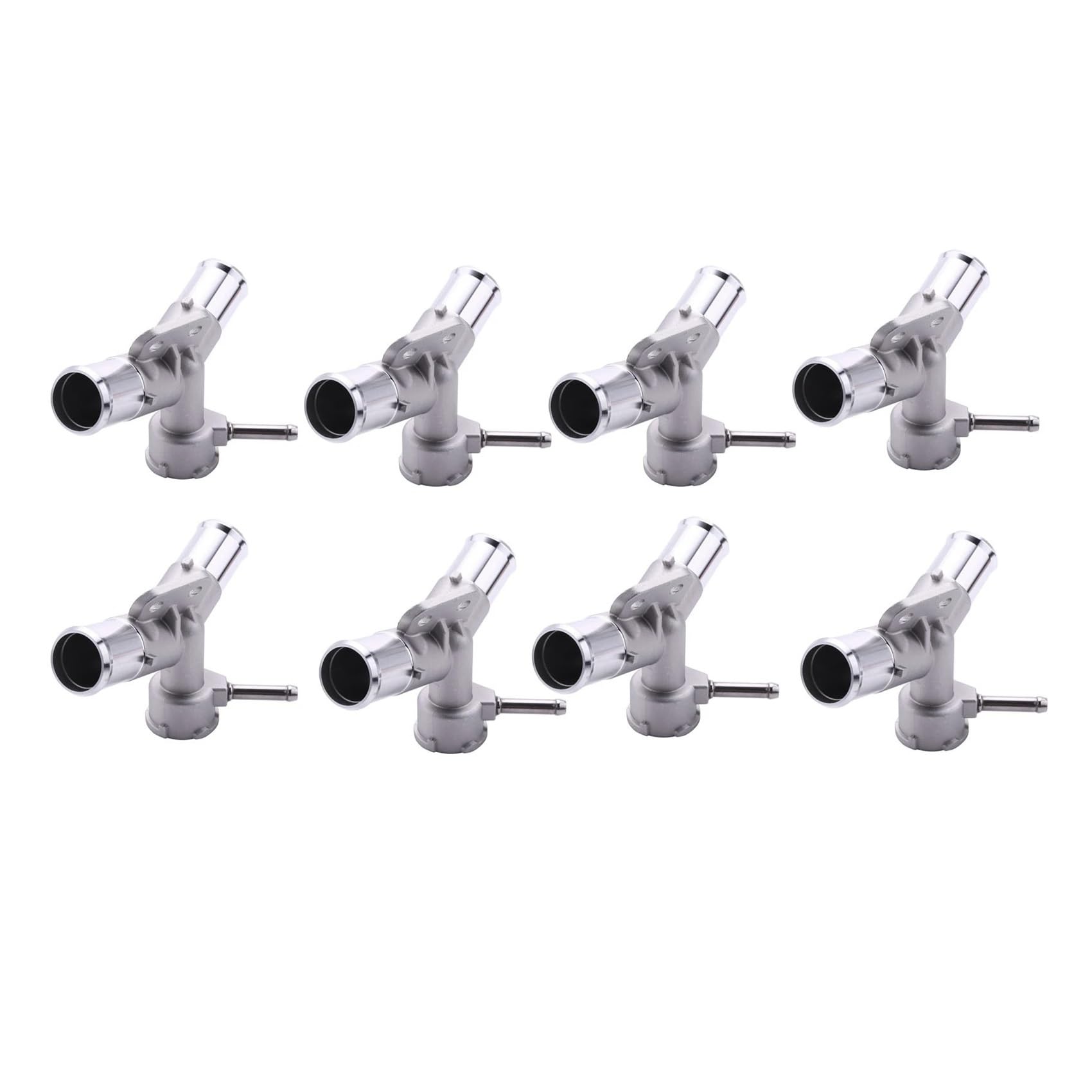 8X Aluminium Motor Kühler Einfüllstutzen Kühlmittel Thermostat Gehäuse Wasser Kompatibel for Toyota Yaris Belta Vios Vitz von JLPOCRBJ