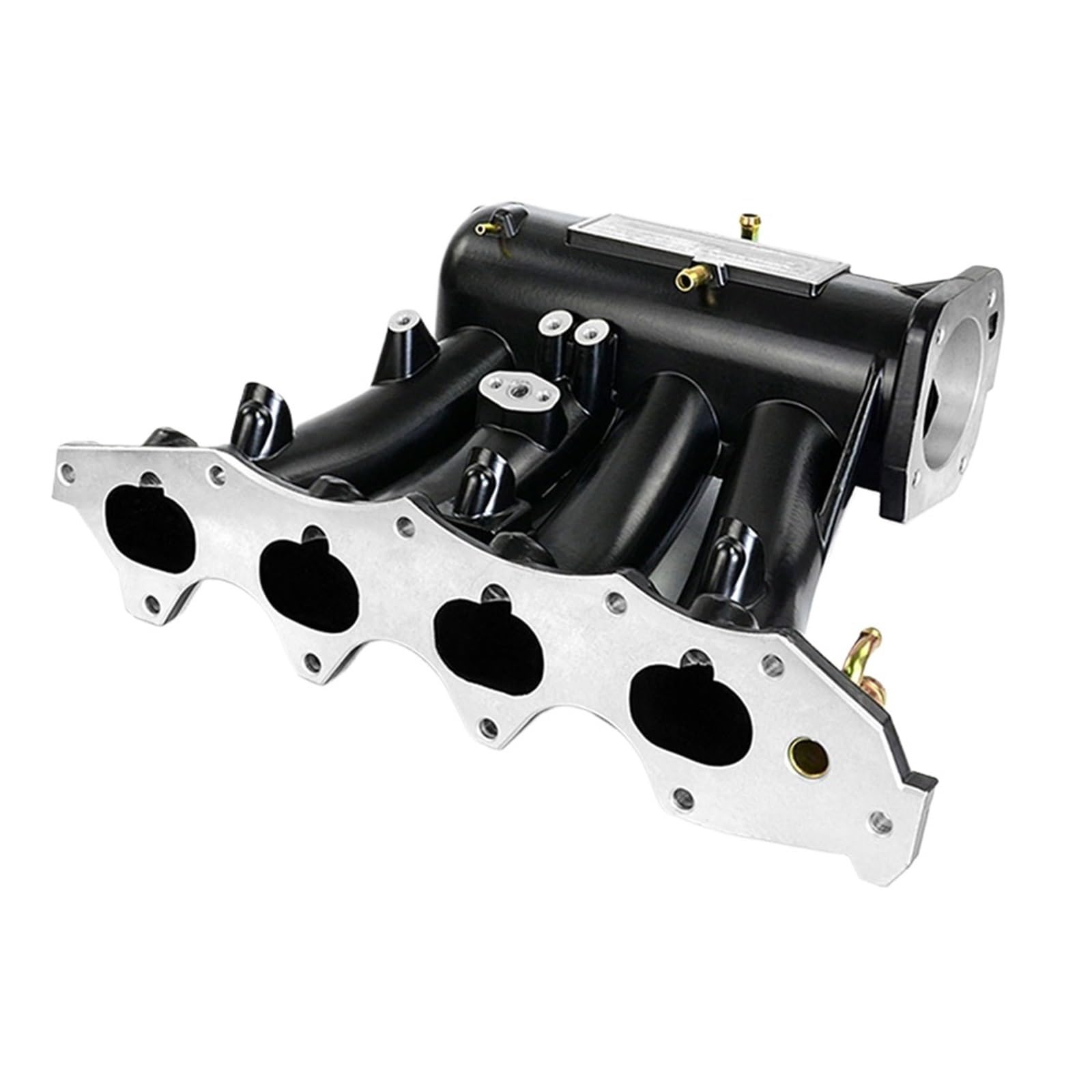 Aluminium-Ansaugkrümmer, 70 MM, Auto-Power-Air-Ansaugkrümmer, kompatibel mit Acura Integra GS-R GSR DB8 B18 B18C 92-01(Black) von JLPOCRBJ