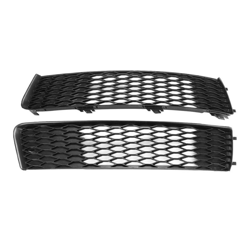 Auto Front Stoßstange Nebel Licht Kühlergrill Nebel Lampe Grill Abdeckung Kompatibel for AUDI Q7 S-Linie Stoßstange 2009-2015 4L0807697B/4L0807698B(One Set) von JLPOCRBJ