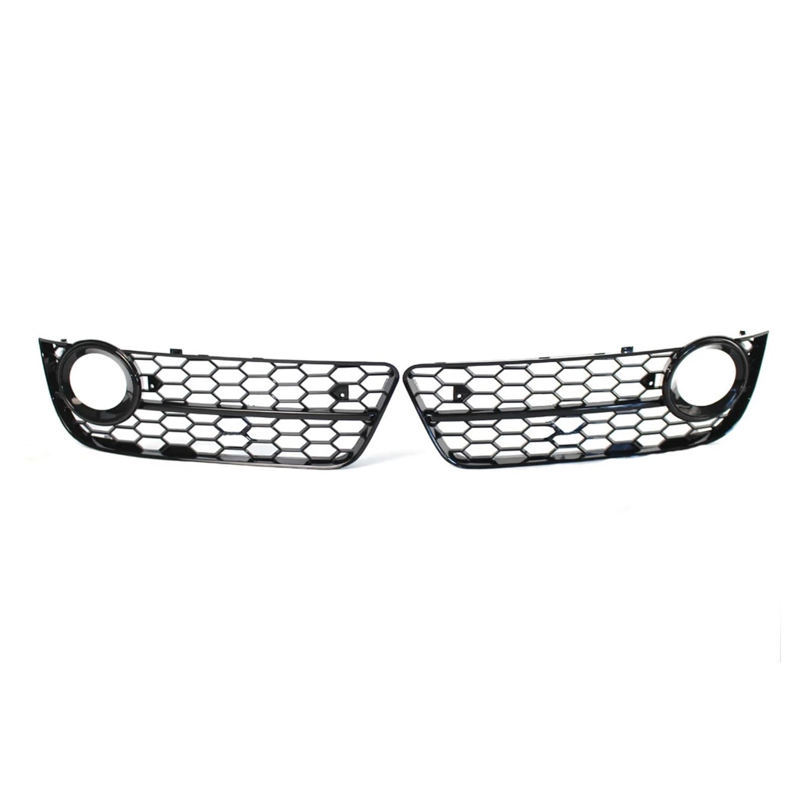 Auto-Frontstoßstange, Nebelscheinwerfer, Kühlergrill, Netzabdeckung, Waben-Sechskant, kompatibel mit Audi A5 Coupe/Sportback 2008–2011, Cabriolet 2010–2011(Bright Black) von JLPOCRBJ