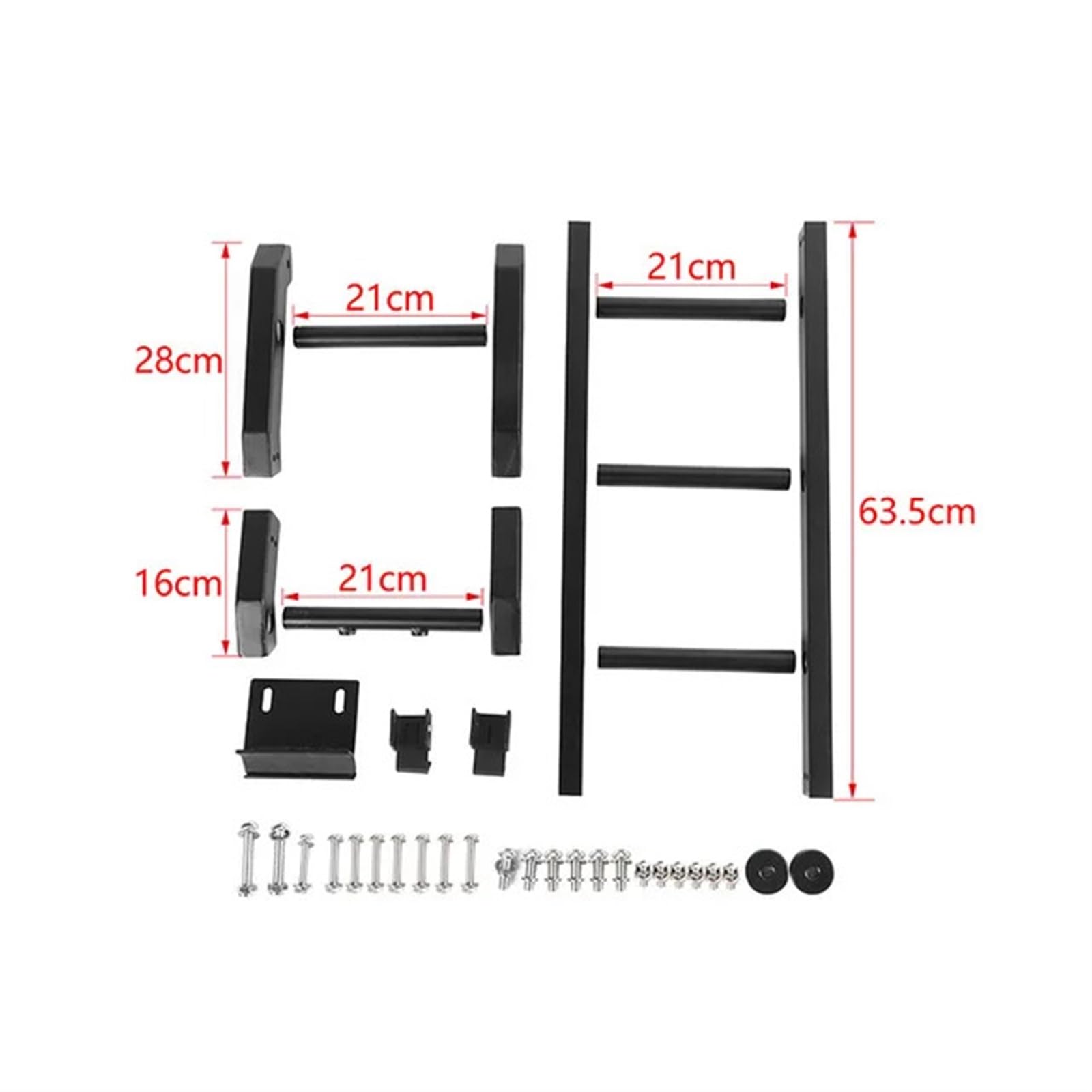 Auto-Hecktür-Heckklappenleiter-Zubehör, kompatibel for Suzuki Jimny 2019 2020 2021+, Schutzrahmen for Suzuki Jimny JB74 2019+(Type 2) von JLPOCRBJ