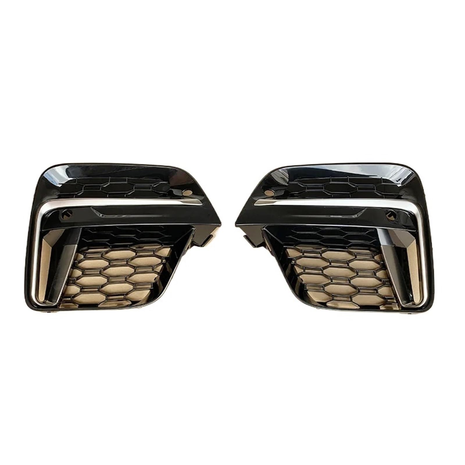 Auto-Nebelscheinwerfer-Kühlergrill, Lampengrillabdeckung, kompatibel for BMW X3 G01 X4 G02 2018 2019 2020 2021, Lampenabdeckung ohne Nebelscheinwerferloch, Auto-Styling(Chrome) von JLPOCRBJ