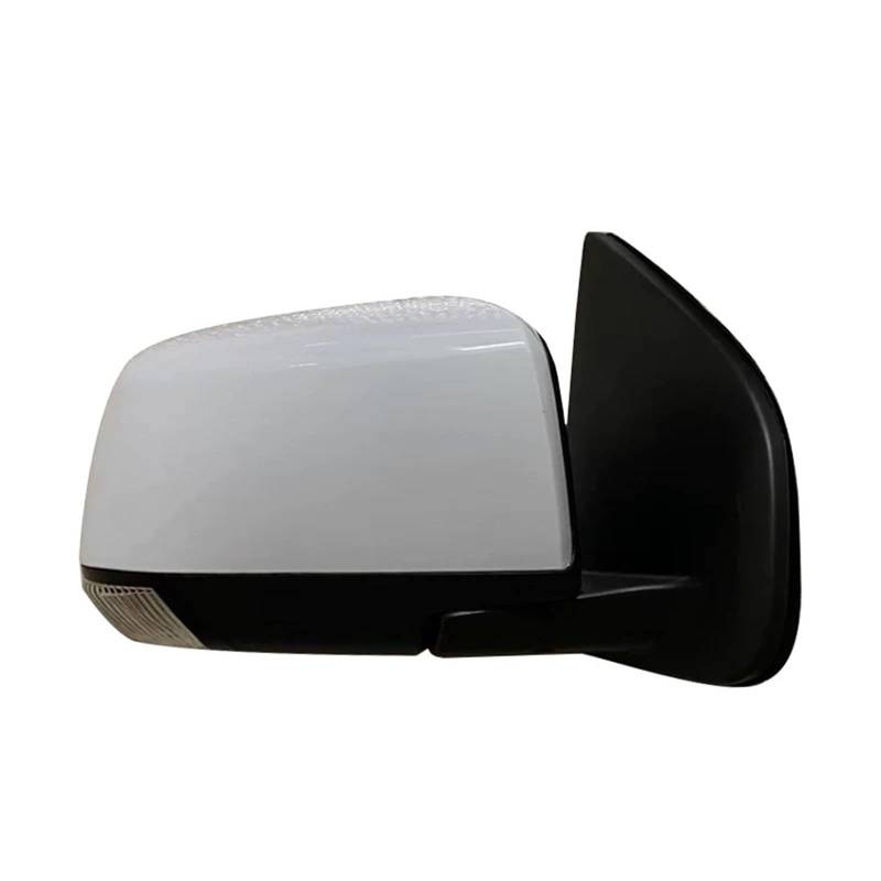 Auto-Rückspiegel-Baugruppe, kompatibel for ISUZU D-MAX DMax 2012–2019, Auto mit Blinkerfalte, Heizung, Objektiv-Einstellung, Spiegelbaugruppe(White,6 Wire Right) von JLPOCRBJ