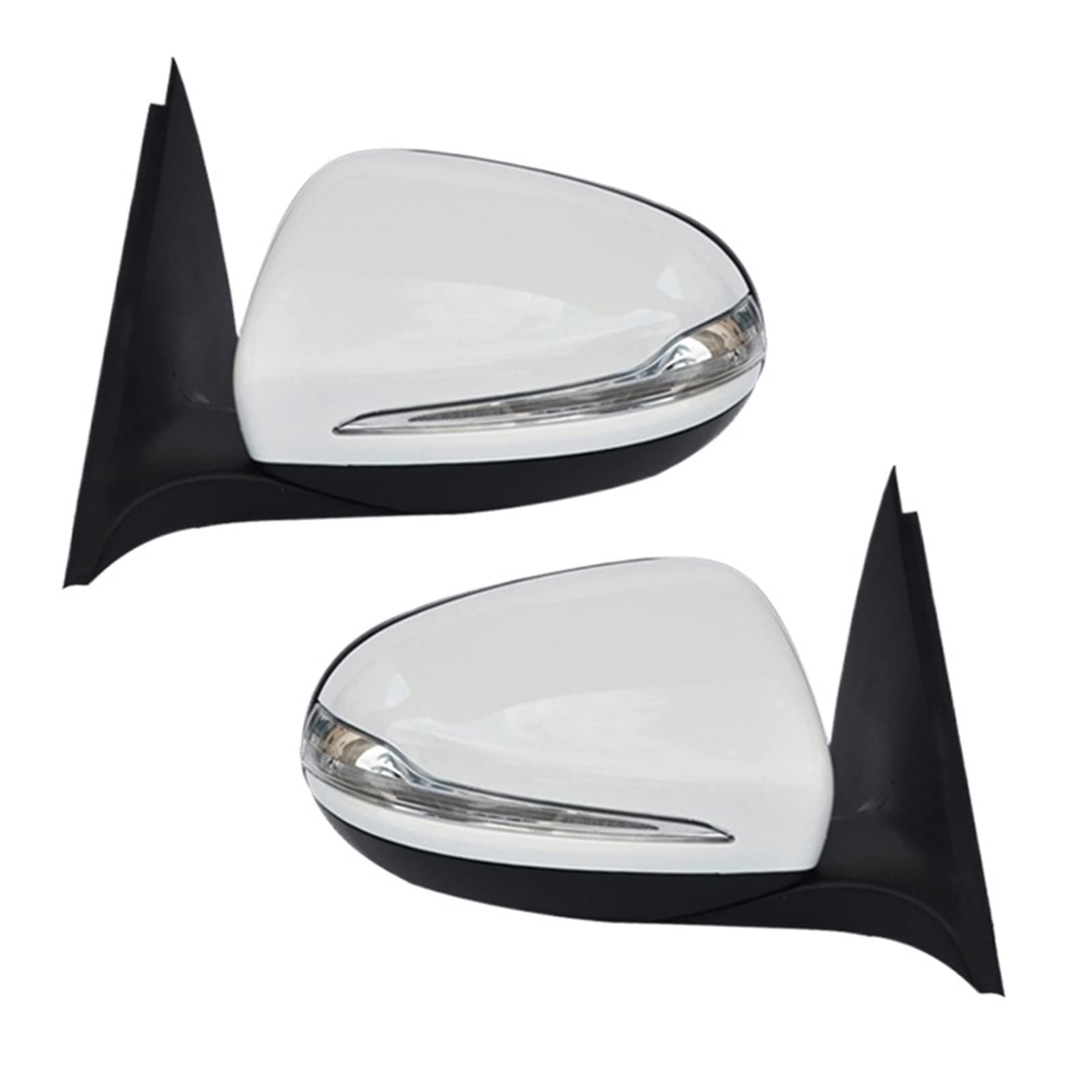 Auto Seite Power Rückspiegel Montage Blind Spot Kompatibel for Mercedes Benz W205 C Klasse C180 C300 C200 C260 2014 2015 2016 2017 2018(Left and Right) von JLPOCRBJ