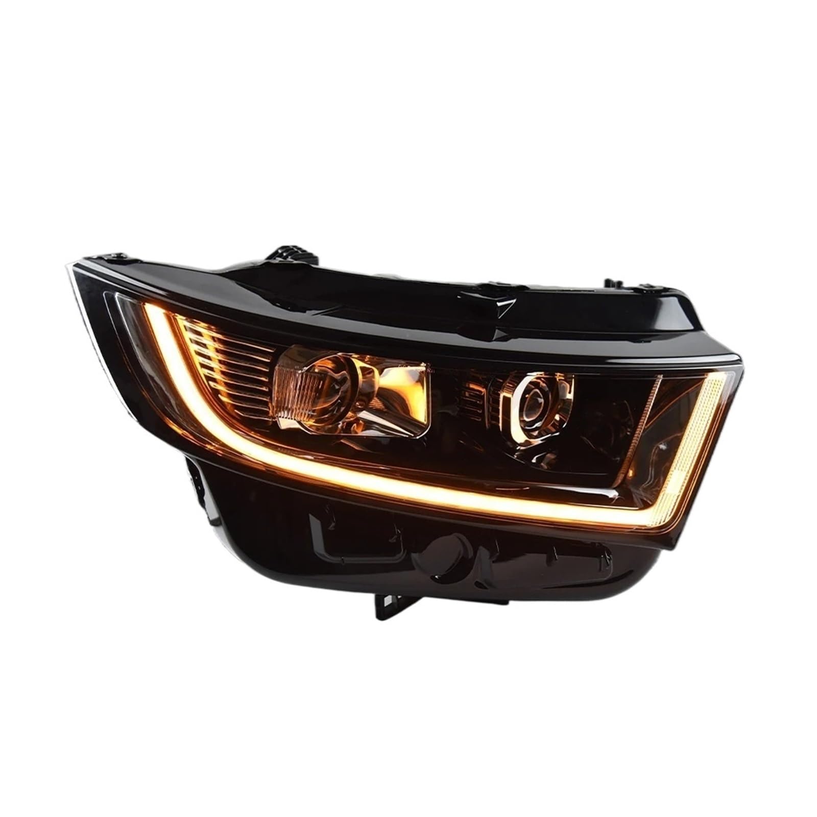 Auto-Styling Kompatibel for Ford Edge-Scheinwerfer 2015-2018 Neuer Edge-LED-Scheinwerfer DRL Hid-Scheinwerfer Angel Eye Bi-Xenon-Strahl Zubehör von JLPOCRBJ