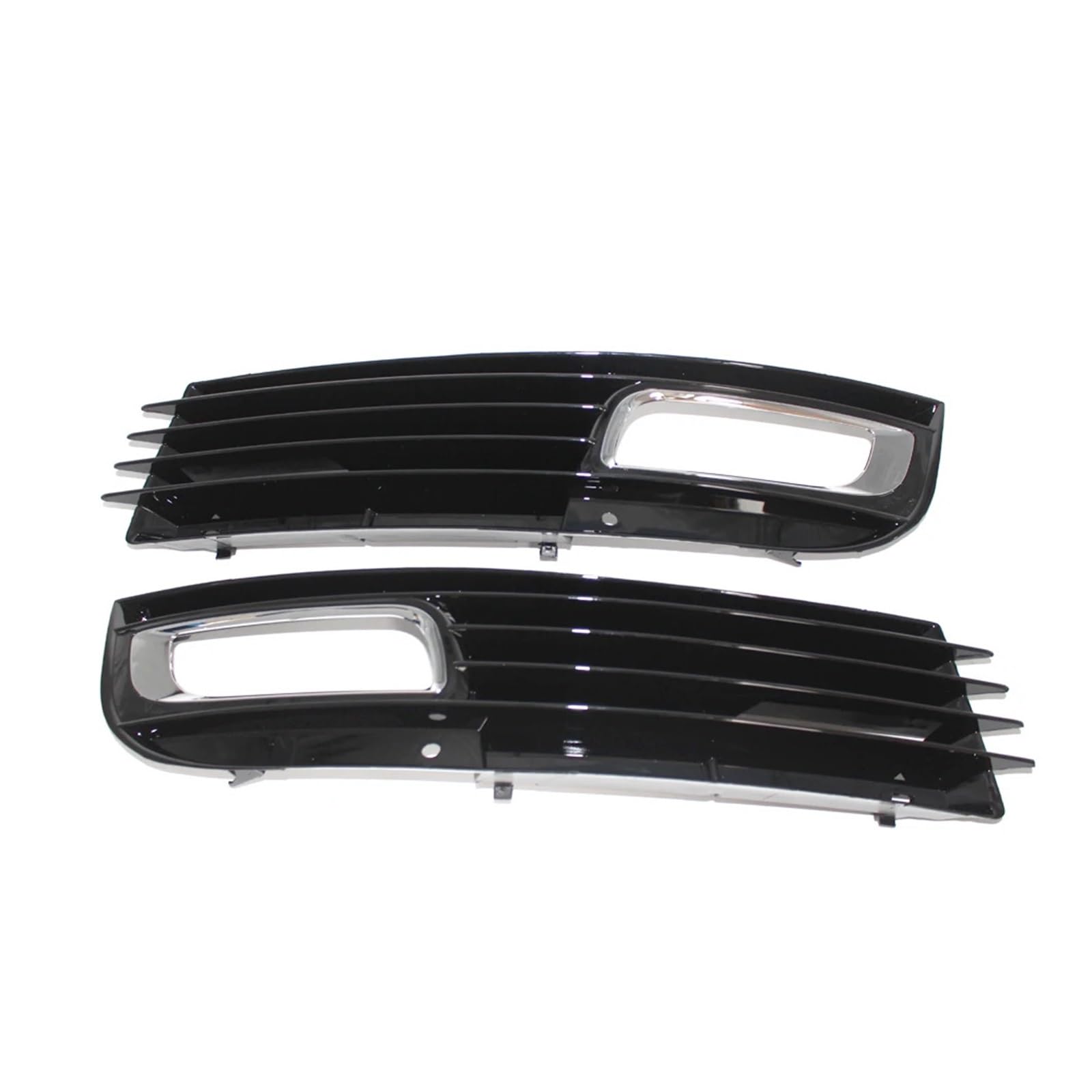 Auto Unteren Stoßfänger Nebel Licht Lampe Grill Paar Grille Kompatibel for Audi A8 D3 2008-2010 4E0807681AN, 4E0807682AN von JLPOCRBJ