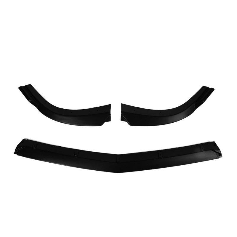 Auto Vordere Stoßstange Lip Deflektor Lip Body Kit Spoiler Splitter Kompatibel for Benz W204 C180 C200 C220 C250 C300 Sport 2011-2014(Matte Black) von JLPOCRBJ