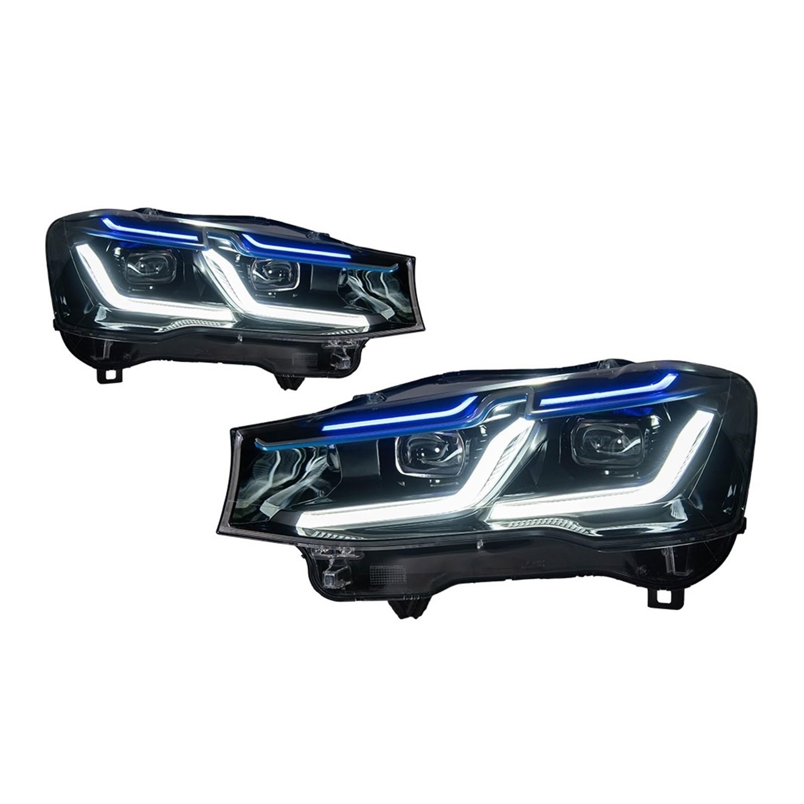 Autolichter kompatibel for BMW X3 F25 LED-Scheinwerfer-Projektorlinse 2010-2016 X4 F26 Kopflampe Front-DRL-Signal Automotive-Zubehör(Style a) von JLPOCRBJ