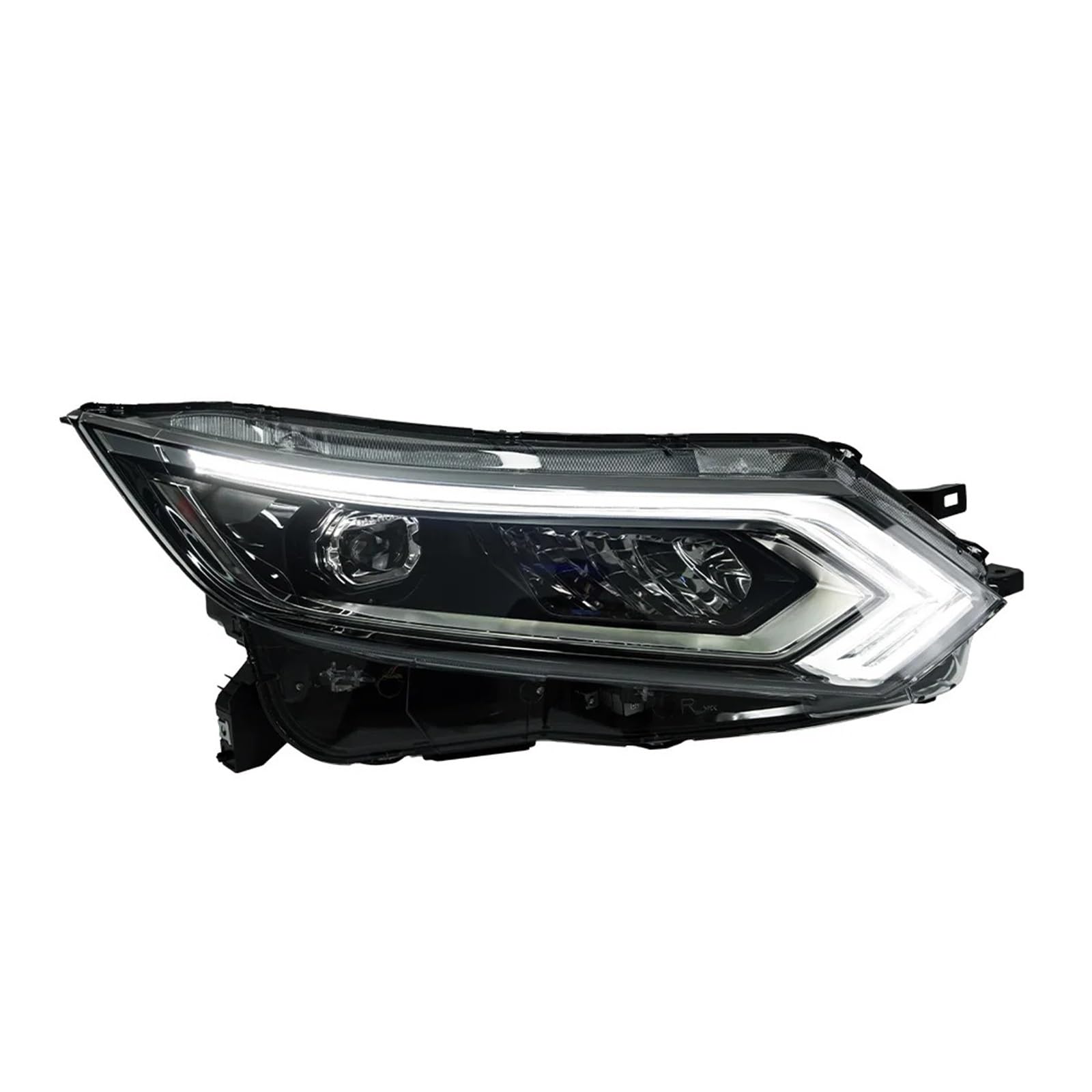 Autolichter kompatibel for Nissan Qashqai LED-Scheinwerfer 2018-2020 Qashqai-Scheinwerfer Drl Dynamisches Signalprojektorobjektiv Autozubehör von JLPOCRBJ