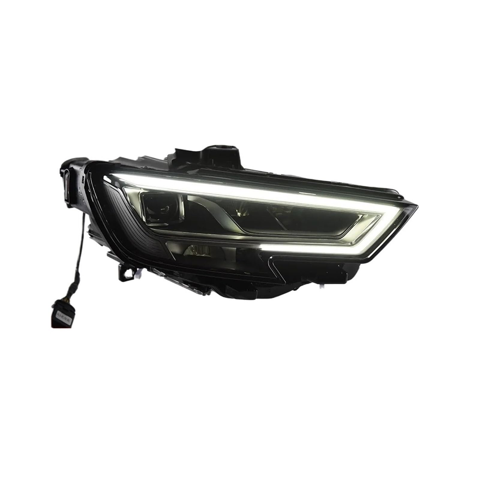 Automodell, Kopflampe kompatibel for Audi A3 2017–2020, LED-Scheinwerfer-Projektorlinse, OEM-Signal, DRL, Kfz-Zubehör(2013-2016,Right Hand Drive) von JLPOCRBJ