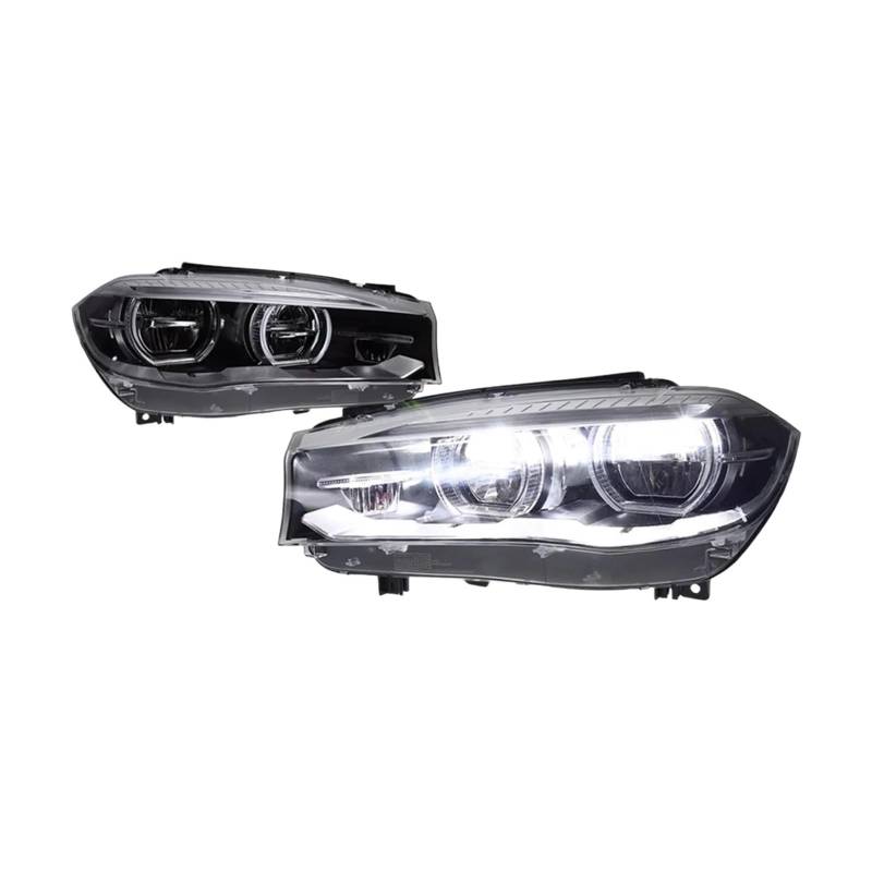 Autoscheinwerfer Kompatibel for BMW X5 F15 X6 F16 2014-2018 LED Autolampen Tagfahrlicht Dynamische Blinker Autozubehör(Style a) von JLPOCRBJ